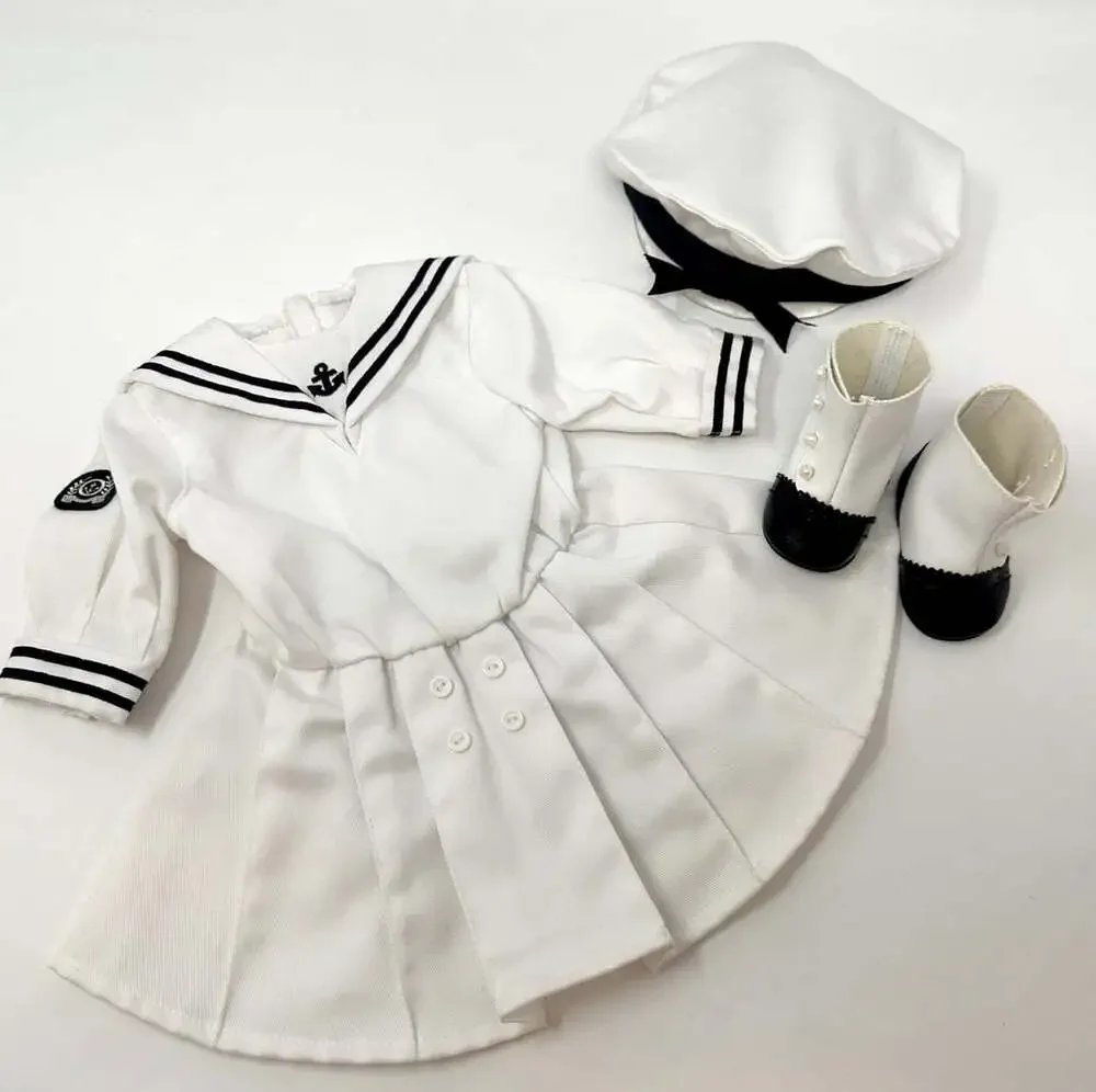 Samantha Sailor Outfit : Hat Dress Shoes Boots by Pleasant Company American Girl